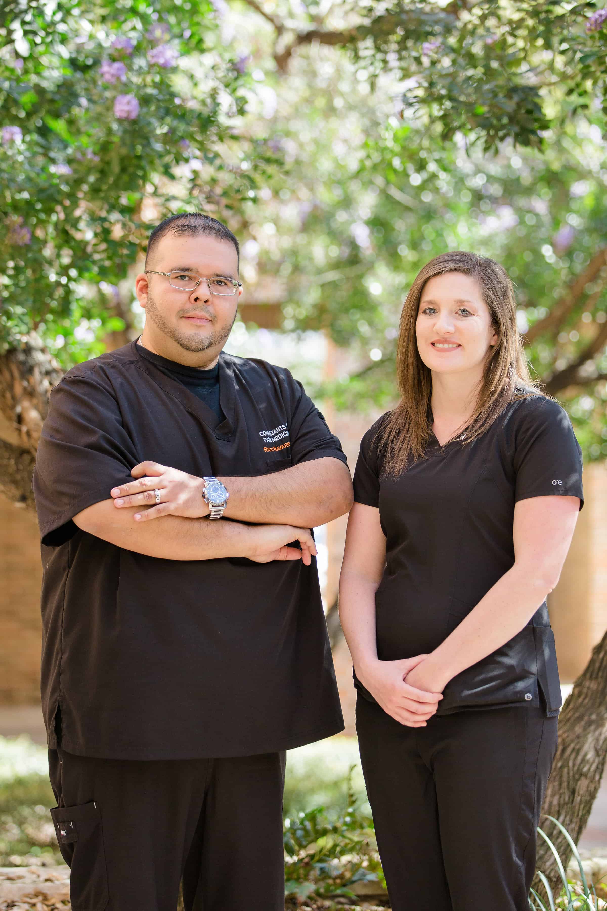 Rigoberto Navarro and Ashley Neurohr | Texas pain specialists
