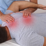 Man with myofascial pain syndrome