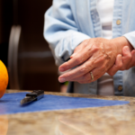 person with arthritis pain