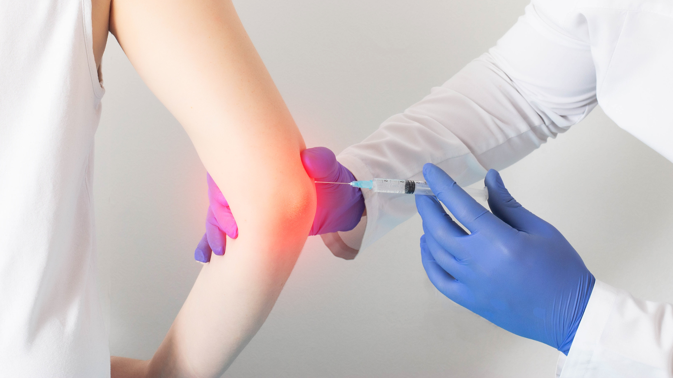 Corticosteroid and synovial fluid injections